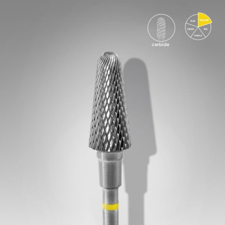 Pile electrice - Capat freza carbid Staleks Expert extrafina 6 mm - 491
