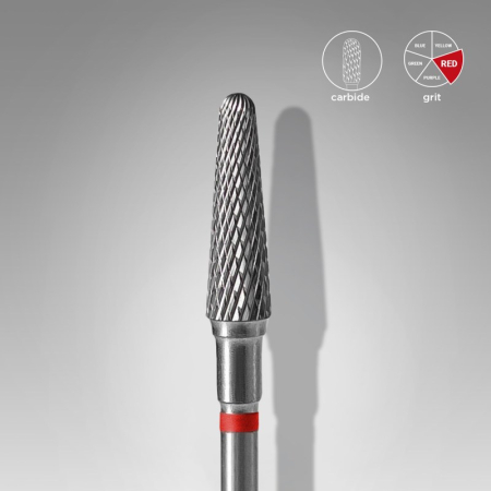 Pile electrice - Capat freza carbid Staleks Expert fina 4 mm - 487