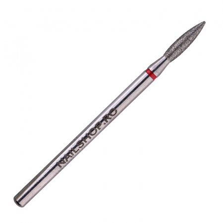Aparatura manichiura - Capat freza diamant PRO - flacara fina #129P