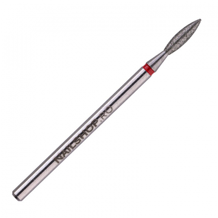Aparatura manichiura - Capat freza diamant PRO - flacara fina #131P