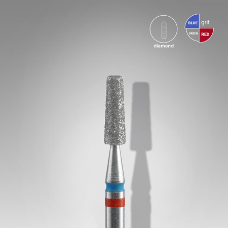 Pile electrice - Capat freza diamant Staleks Expert fina-medie 2.5 mm - 475