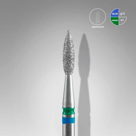 UNGHII - Capat freza diamant Staleks Expert flacara duo 2.1 mm - 433