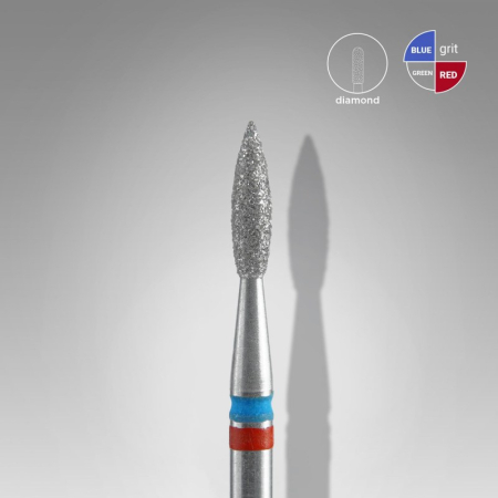 Pile electrice - Capat freza diamant Staleks Expert flacara duo 2.1 mm - 451