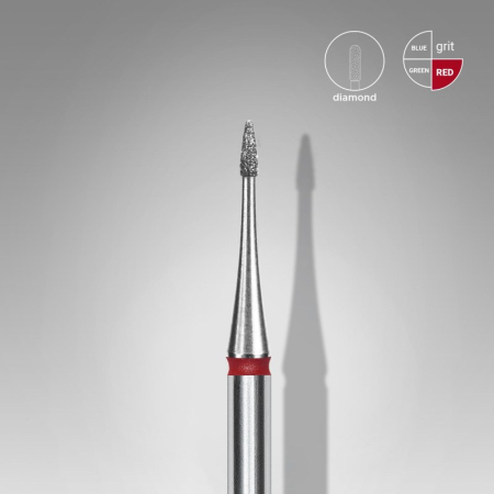 Pile electrice - Capat freza diamant Staleks Expert flacara fina 1 mm - 456