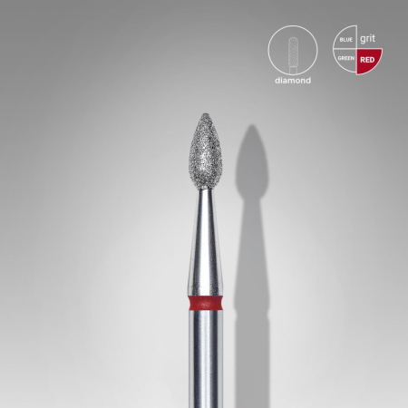 Pile electrice - Capat freza diamant Staleks Expert picatura fina 2.3 mm