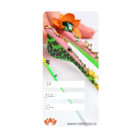 UNGHII - Card pt programari 10buc nr. 6