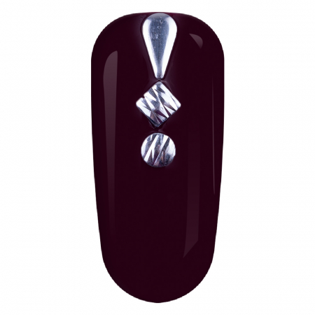 Carusel metalic unghii, figuri geometrice, silver [2]