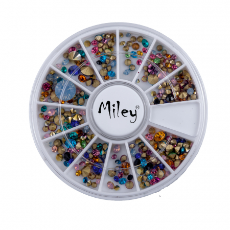 UNGHII - Carusel, strasuri multicolore tip diamant