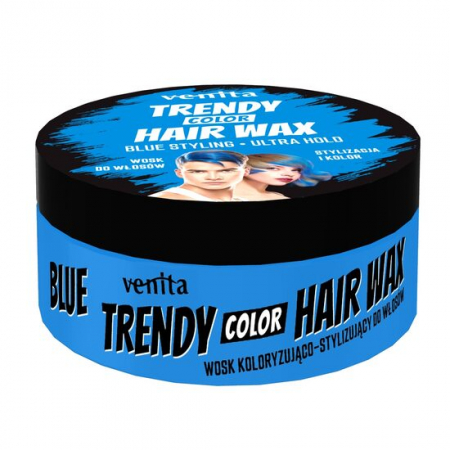 Import - Ceara coloranta pentru par, Trendy Color, albastru 75g