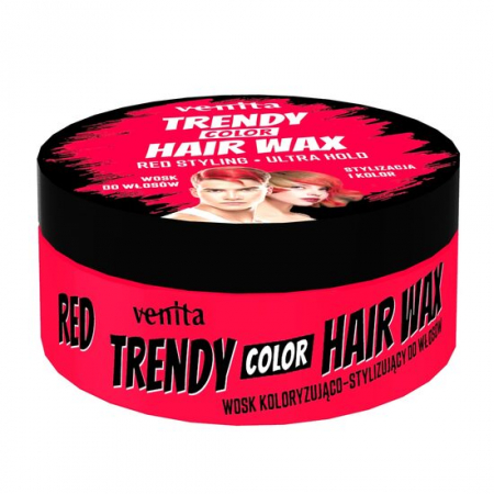 Import - Ceara coloranta pentru par, Trendy Color, rosu 75g
