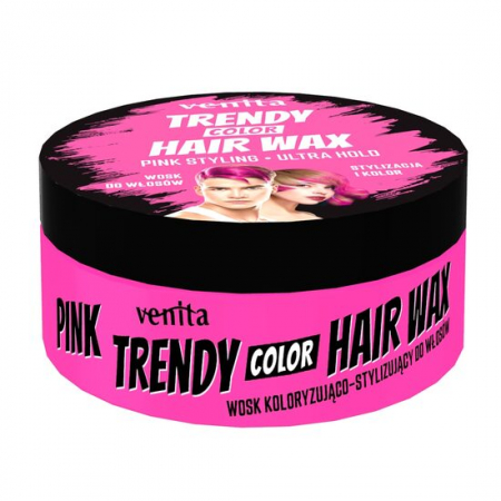 Import - Ceara coloranta pentru par, Trendy Color, roz 75g