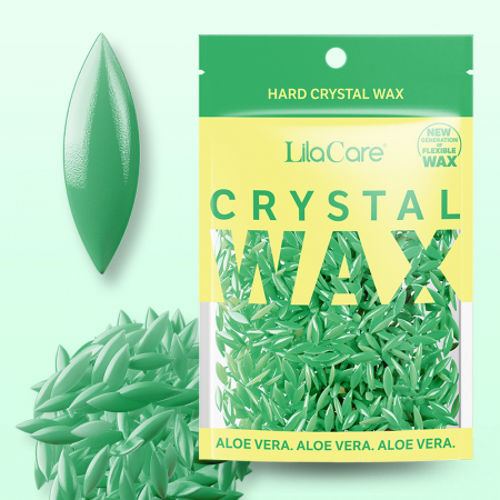 COSMETICA - Ceara epilat granule elastica 100 g LilaCare Crystal Wax Aloe Vera