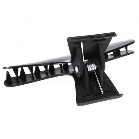 Cleste clama coafor din plastic negru set 12 buc. [1]