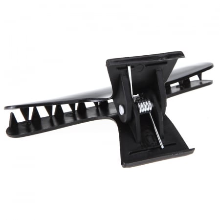 Cleste clama coafor din plastic negru set 12 buc. [5]