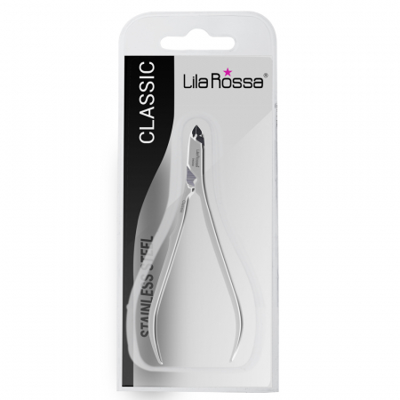 Cleste manichiura pedichiura profesional pentru cuticule Lila Rossa, otel inoxidabil, model rusesc, silver matt, 94050 [0]