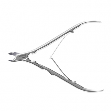 Cleste manichiura pedichiura profesional pentru cuticule Lila Rossa, otel inoxidabil, model rusesc, silver matt, 94050 [2]