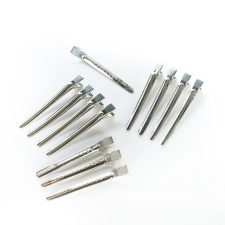 Ustensile frizerie si coafor - Clipsuri metalice 12 buc 6303