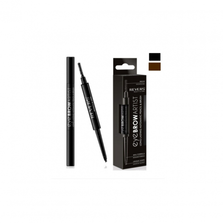 Contur sprancene automat, tip marker, cu pensula speciala, Eye Brow Artist, Revers, negru [1]