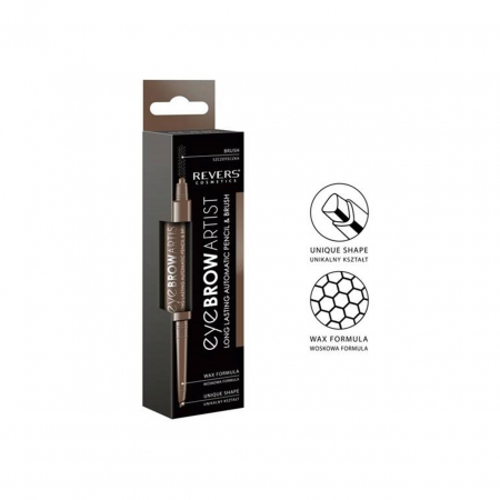Contur sprancene automat, tip marker, cu pensula speciala, Eye Brow Artist, Revers, taupe [1]