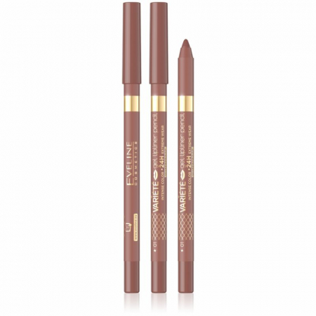Creion buze - Creion buze Eveline Variete Gel Lip Pencil Waterproof