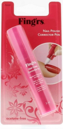 Ustensile manichiura - Creion corector lac de unghii fara acetona,Fing'rs, 3 ml