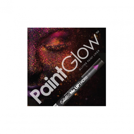 Creion cu sclipici, pentru fata si corp, GLITTER ME UP! HD Fuchsia [3]