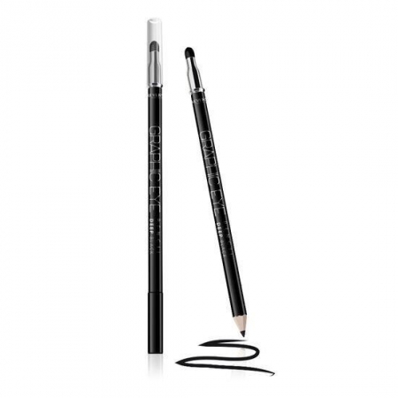 Creion dermatograf cu buretel, Graphic Eye, negru [3]