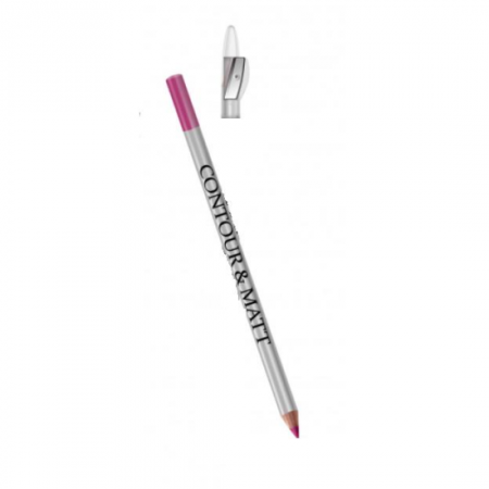 MACHIAJ - Creion pentru conturul buzelor, Contour and Matt, Revers, nr.01 Rose, mat