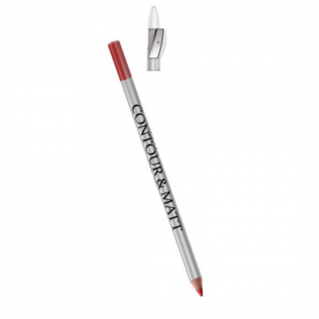 Import - Creion pentru conturul buzelor, Contour and Matt, Revers, nr.02 Marsala, mat