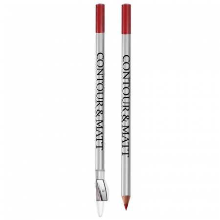 Creion pentru conturul buzelor, Contour and Matt, Revers, nr.05 Ruby, mat [2]