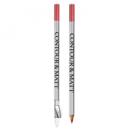 Creion pentru conturul buzelor, Contour and Matt, Revers, nr.06 Nude, mat [2]