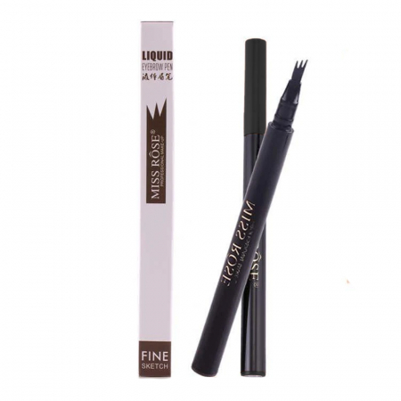 Creion pentru sprancene Miss Rose, dark, 3 varfuri [1]