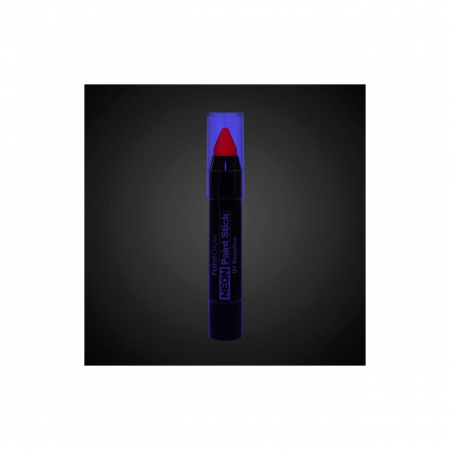 Creion stralucitor in lumina UV, pentru fata si corp, Rosu GLOW ME UP! [6]