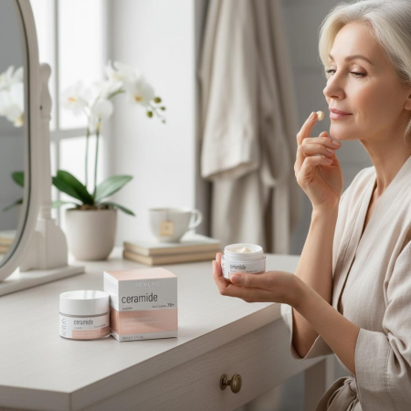 Crema de fata nutritiva, cu ceramide si peptide Revers, 70+, 50 ml [1]