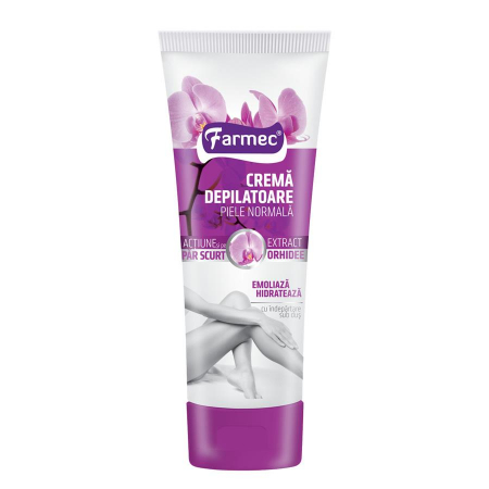 COSMETICA - Crema depilatoare pentru piele normala Farmec cu extract de orhidee 150 ml