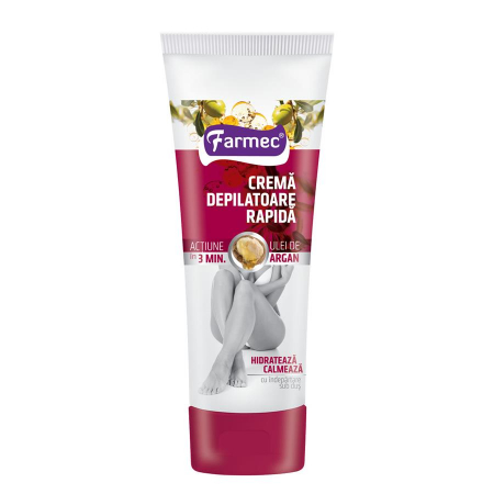 COSMETICA - Crema depilatoare rapida Farmec cu ulei de argan 150 ml