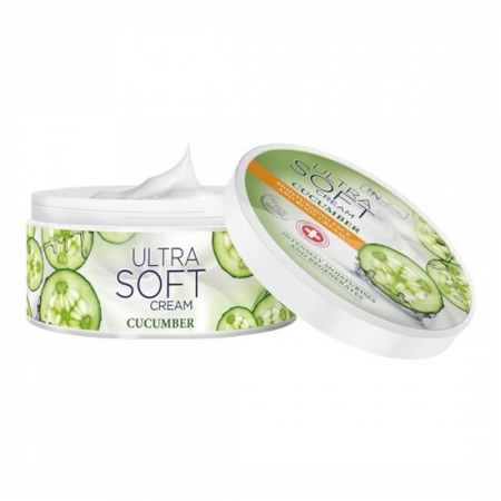 Import - Crema pentru fata si corp, Inelia, Ultra Soft, Nutritiva, extract de Castravete, 200ml