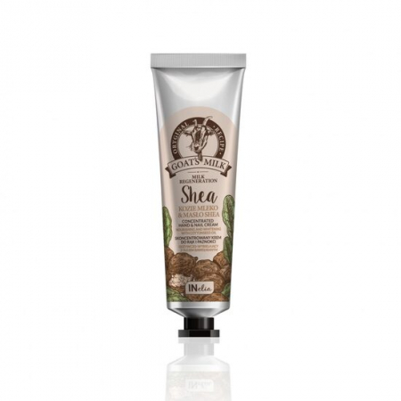 Ingrijire maini - Crema pentru maini si unghii concentrata, cu lapte de capra si unt de shea INelia Revers 100 ml