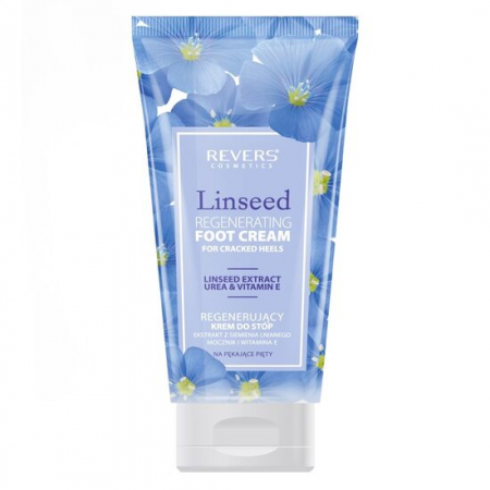 Import - Crema pentru picioare cu extract de in, regeneranta, pentru calcaie crapate, Revers, 150ml