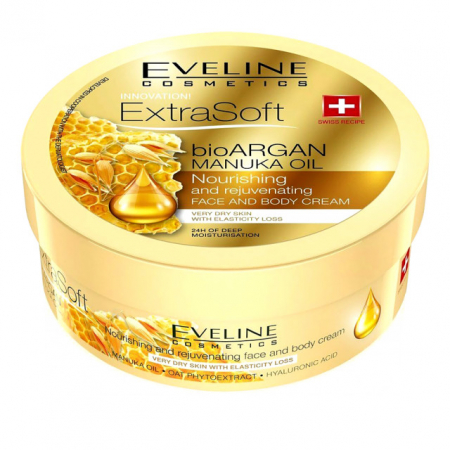 Crema pentru piele uscata Eveline ExtraSoft Bio Argan Oil 200 ml [1]