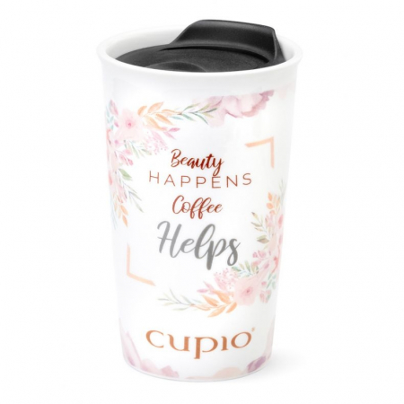 UNGHII - Cupio Cana ceramica moderna cu capac