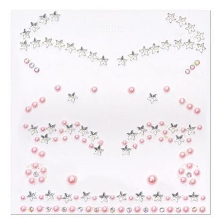 Ustensile, accesorii machiaj - Cupio Cristale pentru fata si corp All Stars&Pearls