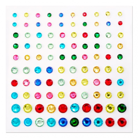 Cupio Cristale pentru fata si corp Multicolor Diamonds