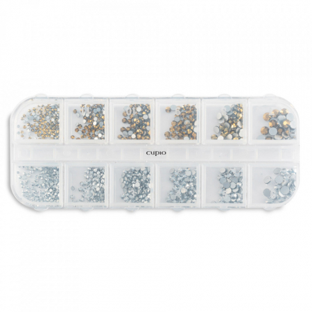 UNGHII - Cupio Cutiuta cu ornamente unghii Crystal Cake