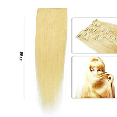 SALOANE - Cupio Extensii DeLuxe clip on - Blond Auriu