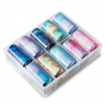 UNGHII - Cupio Folie de transfer Pastel Galaxy set 10