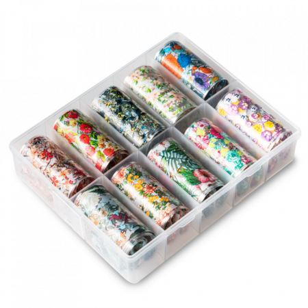 UNGHII - Cupio Folie de transfer Spanish Flowers set 10