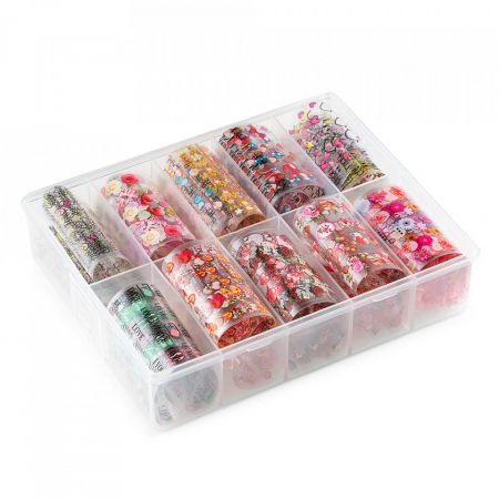 UNGHII - Cupio Folii de transfer Flowers set 10 #21