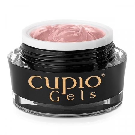 Geluri UV - Cupio Gel pentru tehnica fara pilire - Make-Up Fiber Pink 30ml
