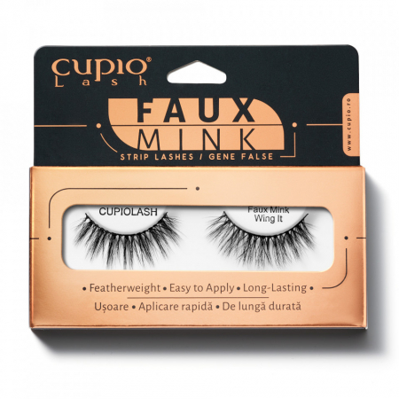 Cupio Gene banda Vegan Faux Mink Wing It
